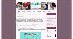 Desktop Screenshot of earlylanguageschool.org