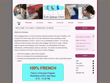 Tablet Screenshot of earlylanguageschool.org